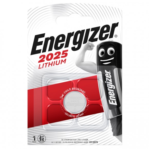 Energizer CR2025 3v Lithium Battery